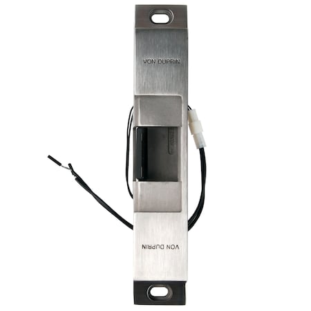 Von Duprin 6100 Series Elc Strike, Fire Rated, US32D, 9" FP, 12 VDC, 3/4" Throw 6112 12V 32D